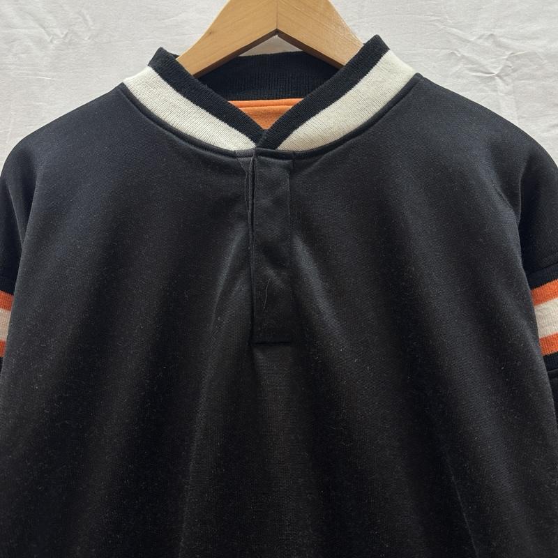 スターター STARTER トレーナー 長袖 90年代 ビンテージ FLYERS ロゴ ホッケー シャツ ヘンリーネック 90s VINTAGE L 黒 / ブラック / black メンズ USED 古着 中古 50169889