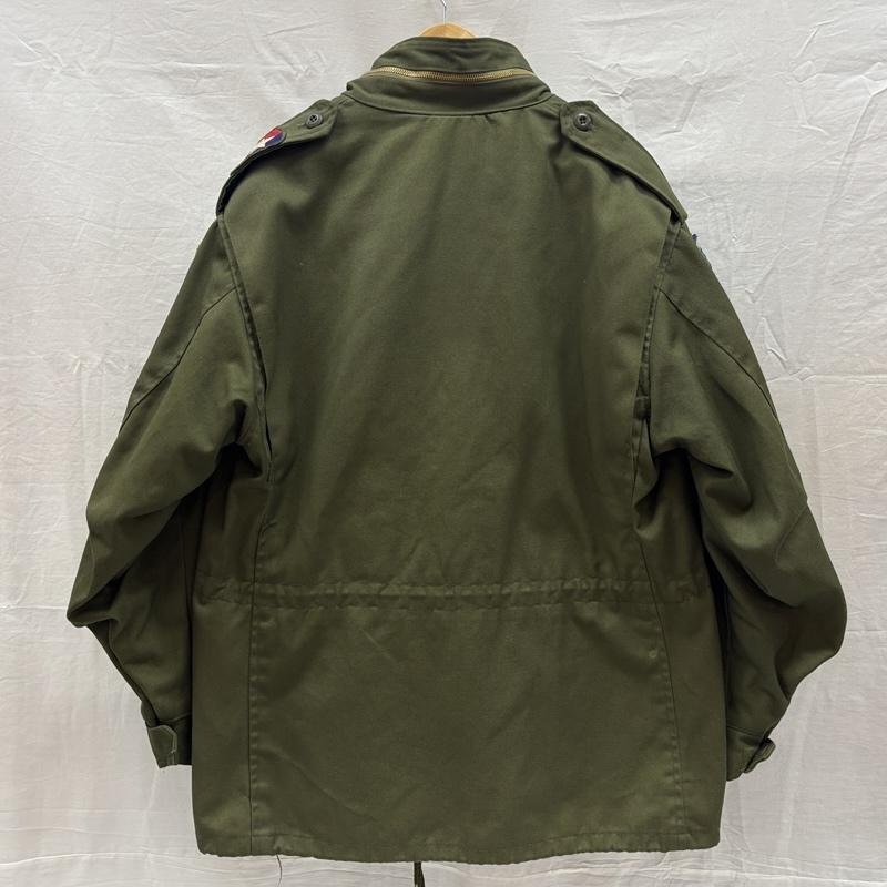 コリンズ CORINTH MFG CO ジャケット、上着 ジャンパー、ブルゾン M-65 ミリタリー フィールド ジャケット パッチカスタム USA製 L メンズ USED 古着 中古 50169891