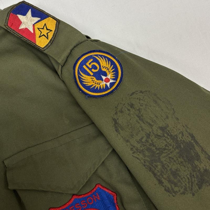 コリンズ CORINTH MFG CO ジャケット、上着 ジャンパー、ブルゾン M-65 ミリタリー フィールド ジャケット パッチカスタム USA製 L メンズ USED 古着 中古 50169891