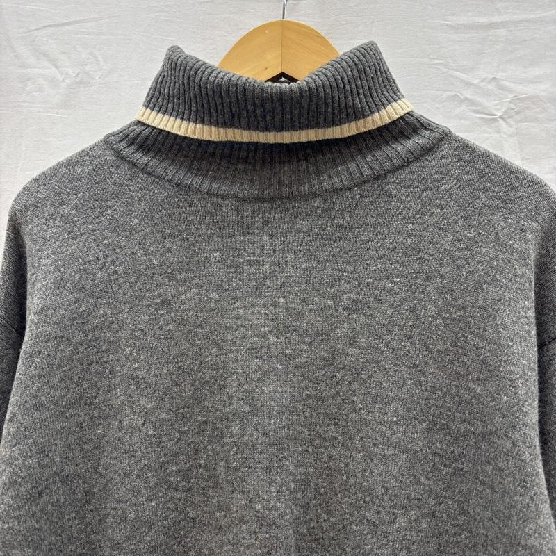 グッドイナフ GOODENOUGH ニット、セーター 長袖 タートルネック ニット セーター 長袖 - 灰 / グレー / gray メンズ USED 古着 中古 50169893