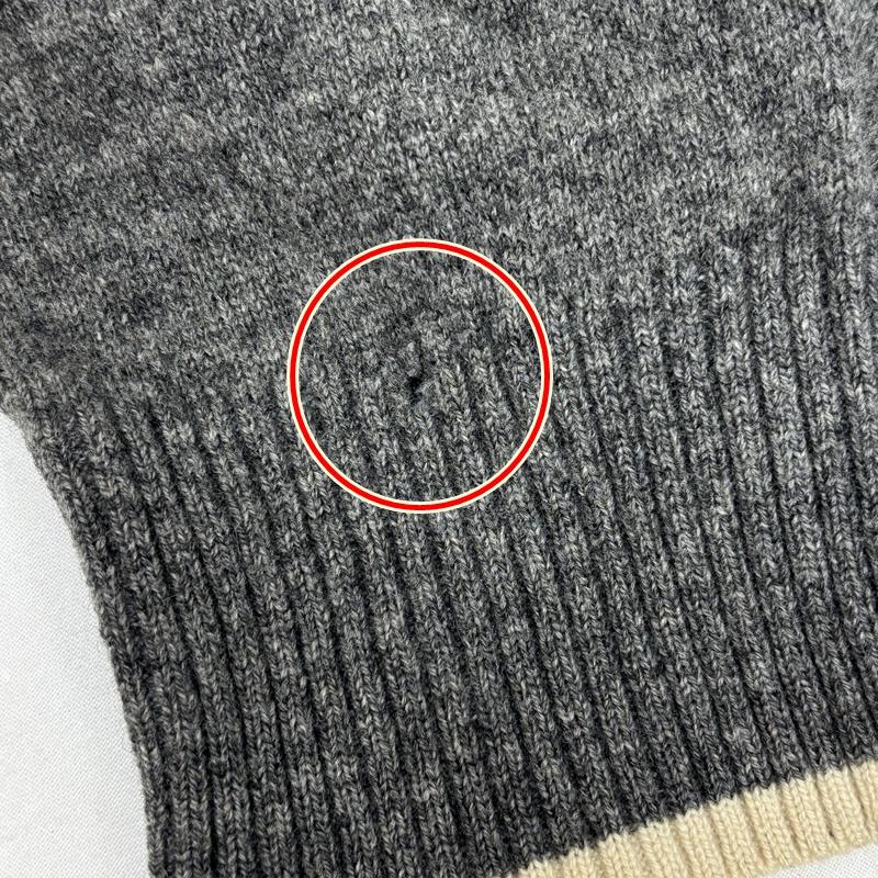 グッドイナフ GOODENOUGH ニット、セーター 長袖 タートルネック ニット セーター 長袖 - 灰 / グレー / gray メンズ USED 古着 中古 50169893