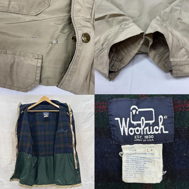 ウールリッチ WOOLRICH ジャケット、上着 ジャンパー、ブルゾン 80年代 ビンテージ USA製 60/40クロス マウンテンパーカー ジャケット 80s VINTAGE L メンズ USED 古着 中古 50169894