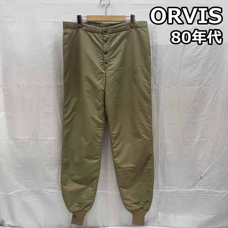 ヴィンテージ VINTAGE ボトムス ボトムス ORVIS オービス 80年代 ビンテージ ナイロン パンツ 中綿 シンサレート 80s VINTAGE S メンズ USED 古着 中古 50169897