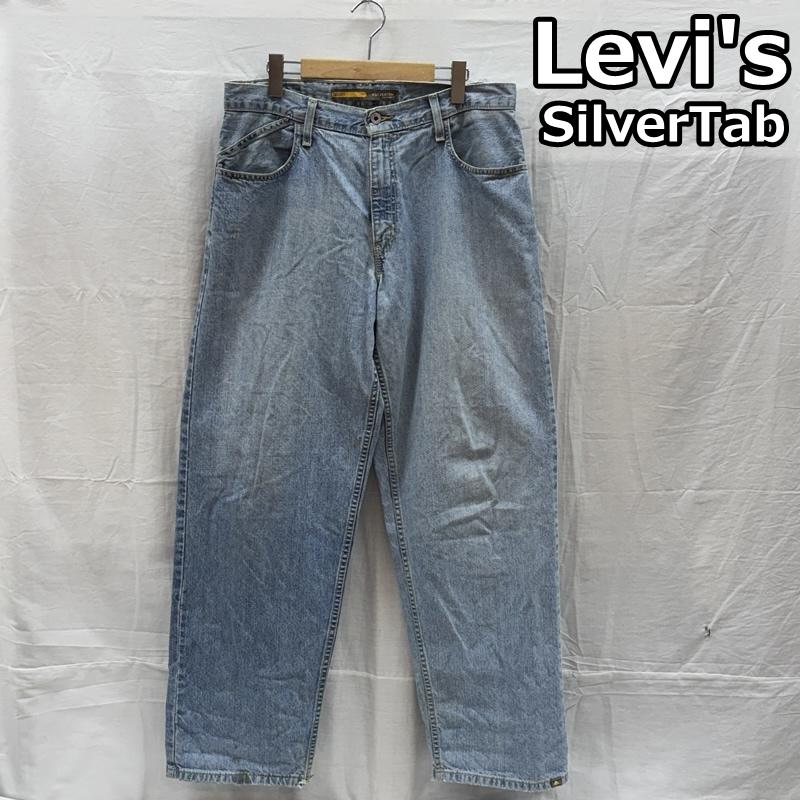 リーバイス Levi s パンツ デニム、ジーンズ SilverTab シルバータブ 00年代 メキシコ製 BAGGY デニム バギー パンツ 00s MEXICO 34インチ メンズ USED 古着 中古 50169898