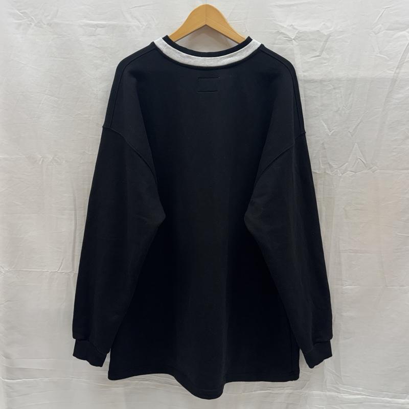 古着 USED トレーナー 長袖 LIBERE リベーレ DEKA ロゴ スウェット トレーナー 長袖 オーバーサイズ S 黒 / ブラック / black メンズ USED 古着 中古 50169902