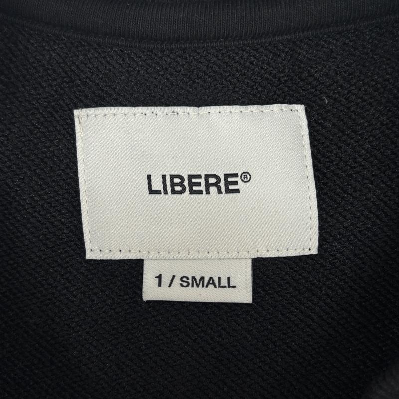 古着 USED トレーナー 長袖 LIBERE リベーレ DEKA ロゴ スウェット トレーナー 長袖 オーバーサイズ S 黒 / ブラック / black メンズ USED 古着 中古 50169902