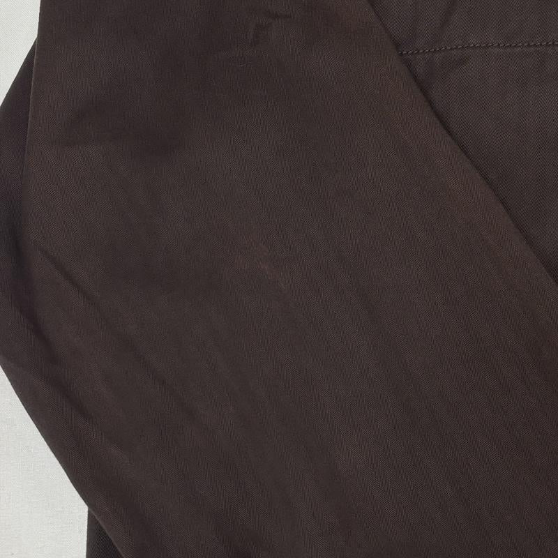 テンダーロイン TENDERLOIN シャツ、ブラウス 長袖 ヘリンボーン ワーク シャツ 長袖 猫目ボタン S 茶 / ブラウン / brown メンズ USED 古着 中古 50169906