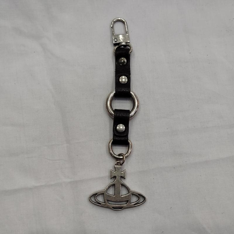 ヴィヴィアンウエストウッド Vivienne Westwood キーホルダー キーホルダー オーブ キーリング チャーム キーチャーム キーホルダー - 茶 / ブラウン / brown X 銀 / シルバー / silver color メンズ USED 古着 中古 50169907