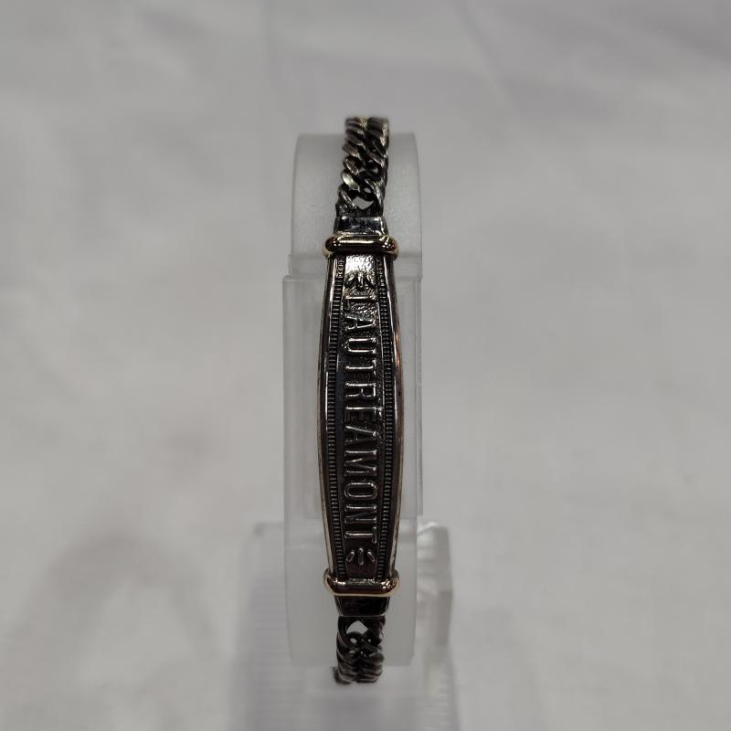 古着 USED アクセサリー ブレスレット、バングル LAUTREAMONT ID 喜平 シルバー ブレスレット SV925 K10 - 銀 / シルバー / silver color メンズ USED 古着 中古 50169910