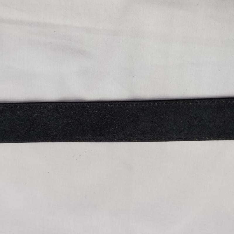 ワイズ Y s ベルト・バックル ベルト ステッチ デザイン レザーベルト - 黒 / ブラック / black レディース USED 古着 中古 50169916
