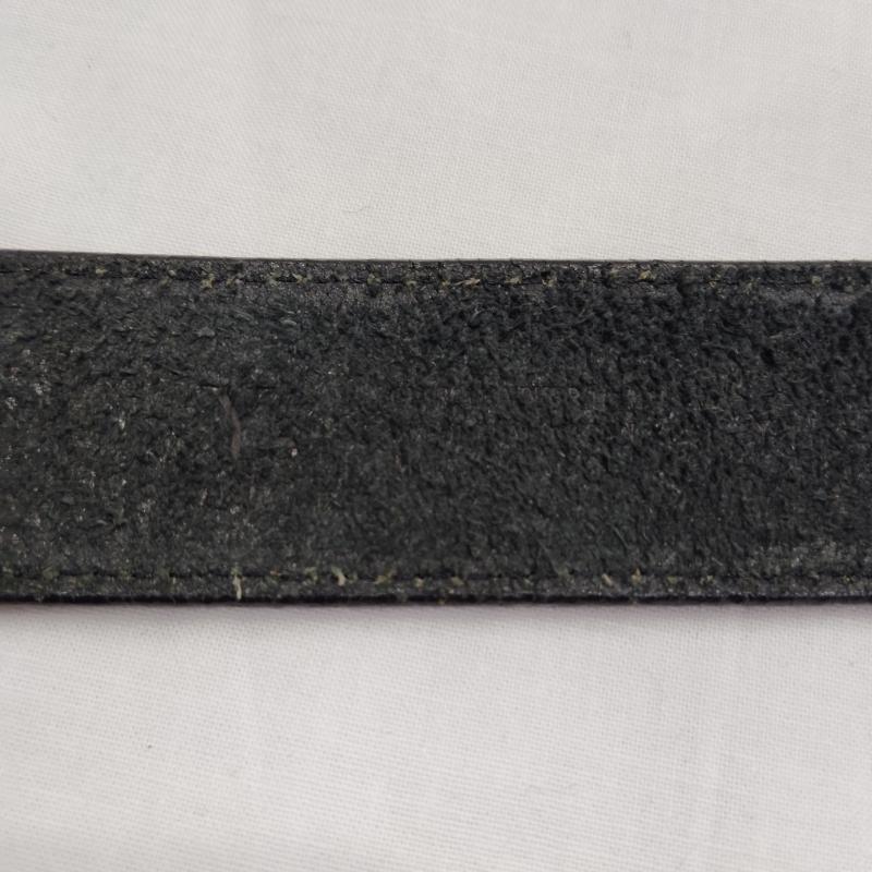ワイズ Y s ベルト・バックル ベルト ステッチ デザイン レザーベルト - 黒 / ブラック / black レディース USED 古着 中古 50169916
