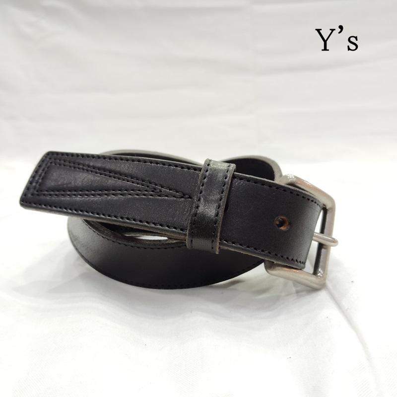 ワイズ Y s ベルト・バックル ベルト 日本製 ＹＰ－Ａ23-7053Ｍ レザーベルト - 黒 / ブラック / black レディース USED 古着 中古 50169917