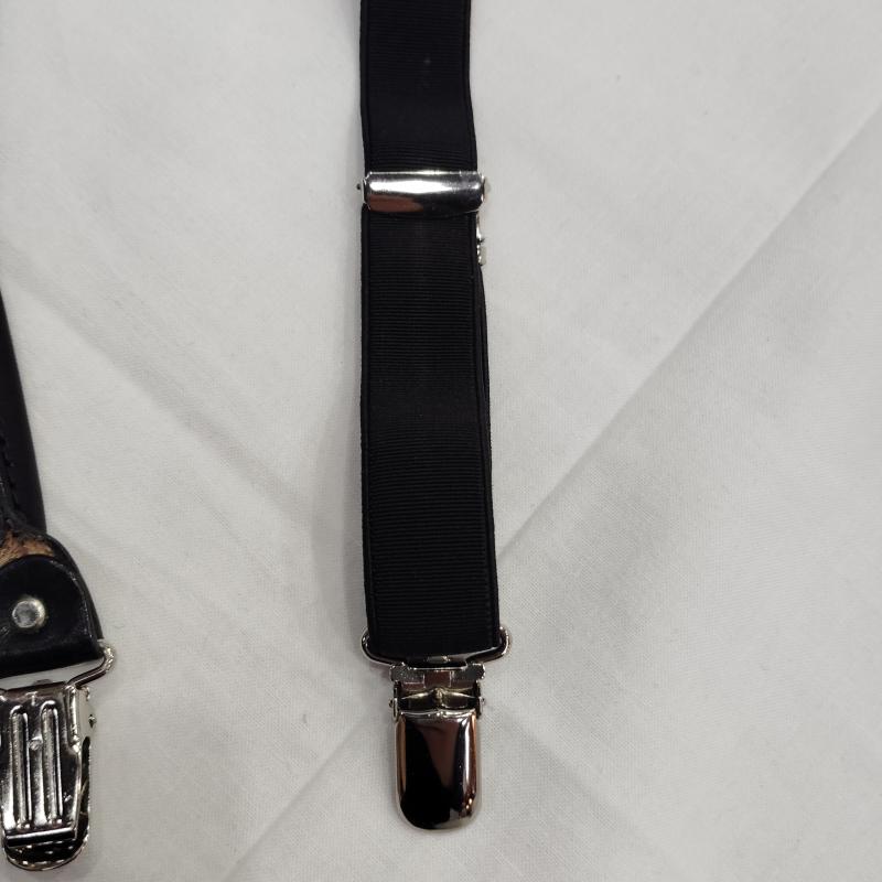 ヨウジヤマモト Yohji Yamamoto ファッション小物 サスペンダー ゴム式 ロゴ エンボス サスペンダー - 黒 / ブラック / black メンズ USED 古着 中古 50169919