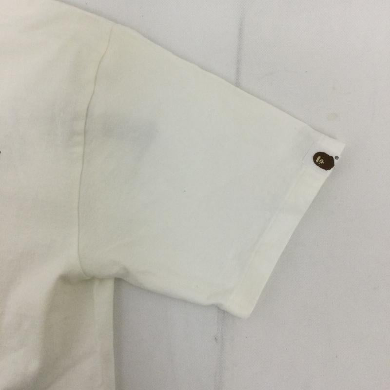 アベイシングエイプ A BATHING APE Tシャツ 半袖 a bathing ape Tシャツ　BAPE MOSS S プリント 白 / ホワイト / white メンズ USED 古着 中古 50169925