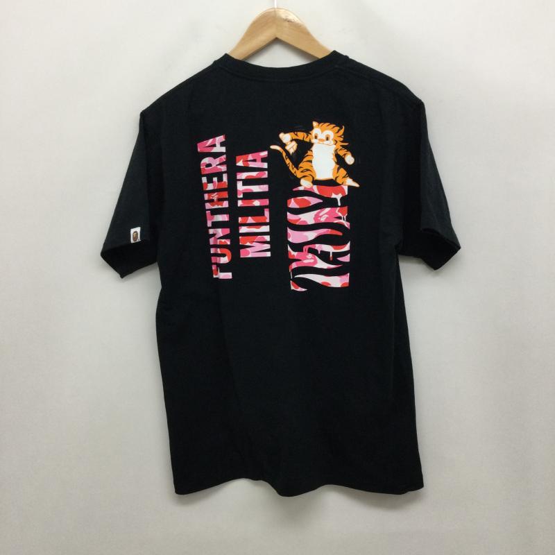 アベイシングエイプ A BATHING APE Tシャツ 半袖 a bathing ape Tシャツ　001TEG301016X タイガー M プリント 黒 / ブラック / black メンズ USED 古着 中古 50169926