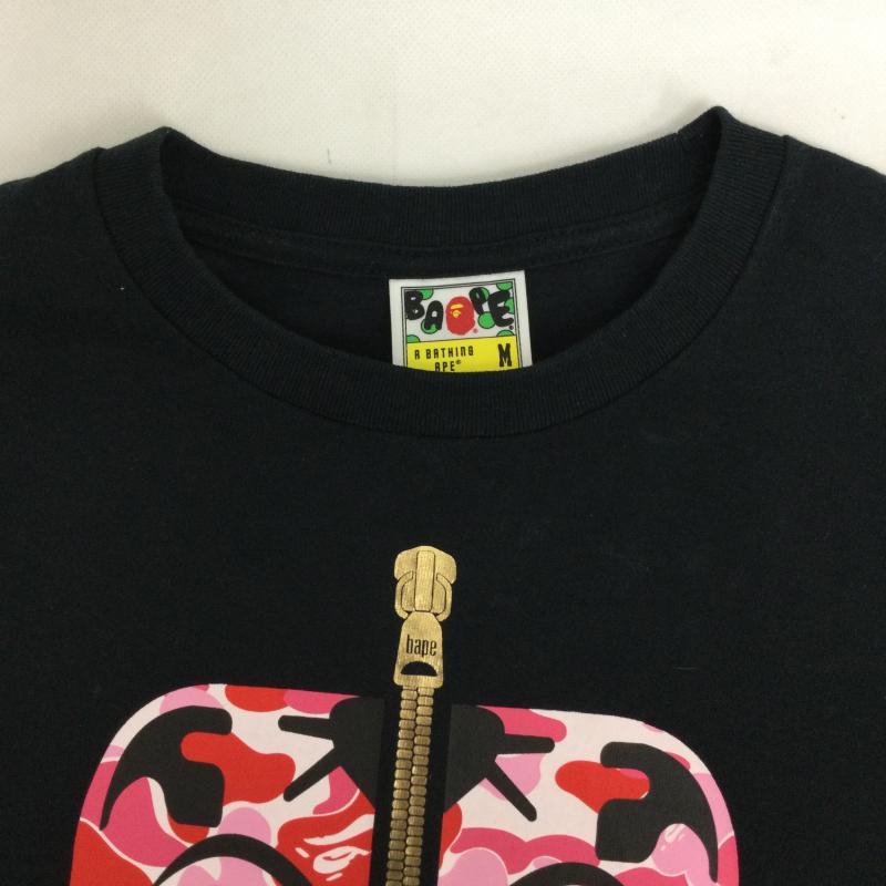 アベイシングエイプ A BATHING APE Tシャツ 半袖 a bathing ape Tシャツ　001TEG301016X タイガー M プリント 黒 / ブラック / black メンズ USED 古着 中古 50169926