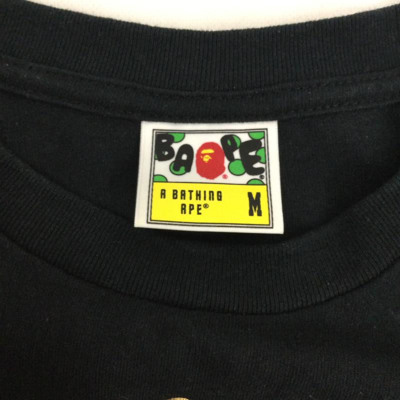 アベイシングエイプ A BATHING APE Tシャツ 半袖 a bathing ape Tシャツ　001TEG301016X タイガー M プリント 黒 / ブラック / black メンズ USED 古着 中古 50169926