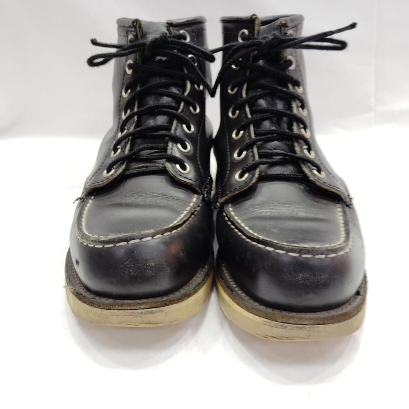 レッドウィング RED WING ブーツ 一般 刺繍羽タグ USA製 アイリッシュセッター ワーク ブーツ US：5 黒 / ブラック / black レディース USED 古着 中古 50169928