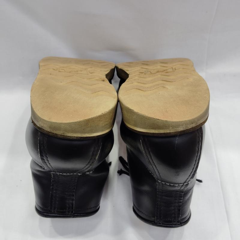 レッドウィング RED WING ブーツ 一般 刺繍羽タグ USA製 アイリッシュセッター ワーク ブーツ US：5 黒 / ブラック / black レディース USED 古着 中古 50169928