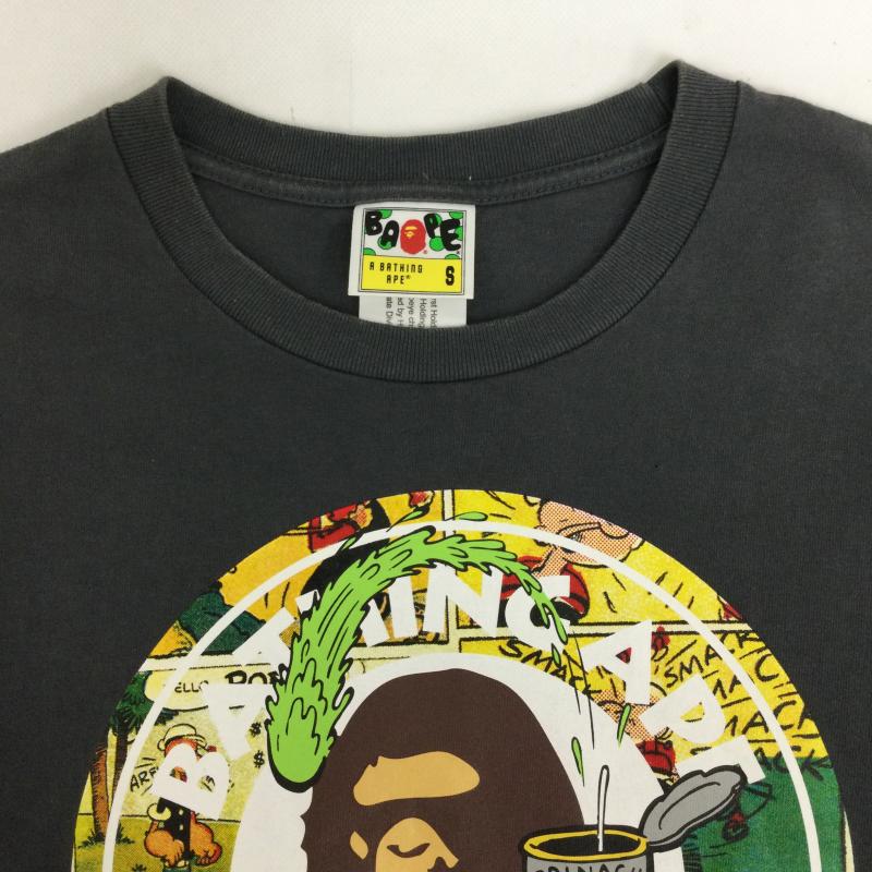 アベイシングエイプ A BATHING APE Tシャツ 半袖 a bathing ape Tシャツ　ポパイ S プリント 灰 / グレー / gray メンズ USED 古着 中古 50169929