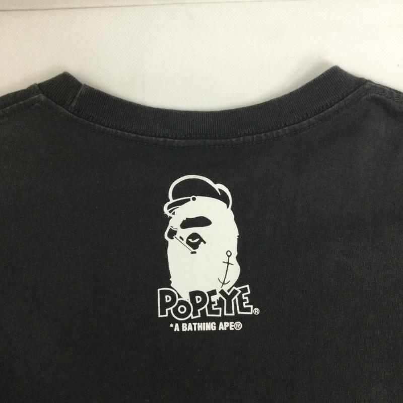アベイシングエイプ A BATHING APE Tシャツ 半袖 a bathing ape Tシャツ　ポパイ S プリント 灰 / グレー / gray メンズ USED 古着 中古 50169929