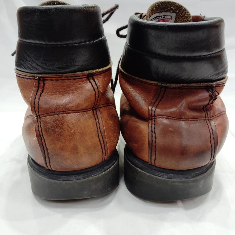 レッドウィング RED WING ブーツ 一般 90S 羽根刺繍タグ スーパーソール モック ブーツ US：7.5 茶 / ブラウン / brown メンズ USED 古着 中古 50169930
