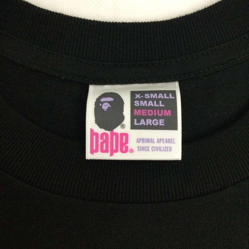 アベイシングエイプ A BATHING APE Tシャツ 半袖 a bathing ape Tシャツ　カレッジ M プリント 黒 / ブラック / black メンズ USED 古着 中古 50169932