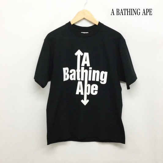 アベイシングエイプ A BATHING APE Tシャツ 半袖 a bathing ape Tシャツ　ユニオンジャック　1993 M プリント 黒 / ブラック / black メンズ USED 古着 中古 50169933