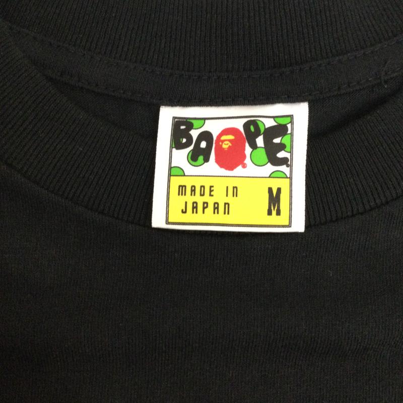 アベイシングエイプ A BATHING APE Tシャツ 半袖 a bathing ape Tシャツ　ユニオンジャック　1993 M プリント 黒 / ブラック / black メンズ USED 古着 中古 50169933