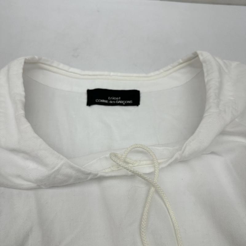 トリココムデギャルソン tricot COMME des GARSONS カットソー 長袖 00s コットン ロングスリーブ カットソー TB-020360 - 白 / ホワイト / white レディース USED 古着 中古 50169934
