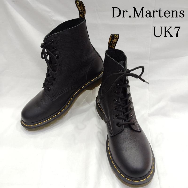 ドクターマーチン Dr.Martens ブーツ 一般 1460 パスカル 8ホール ブーツ PASCAL 8EYE BOOT UK：7 黒 / ブラック / black メンズ USED 古着 中古 50169935