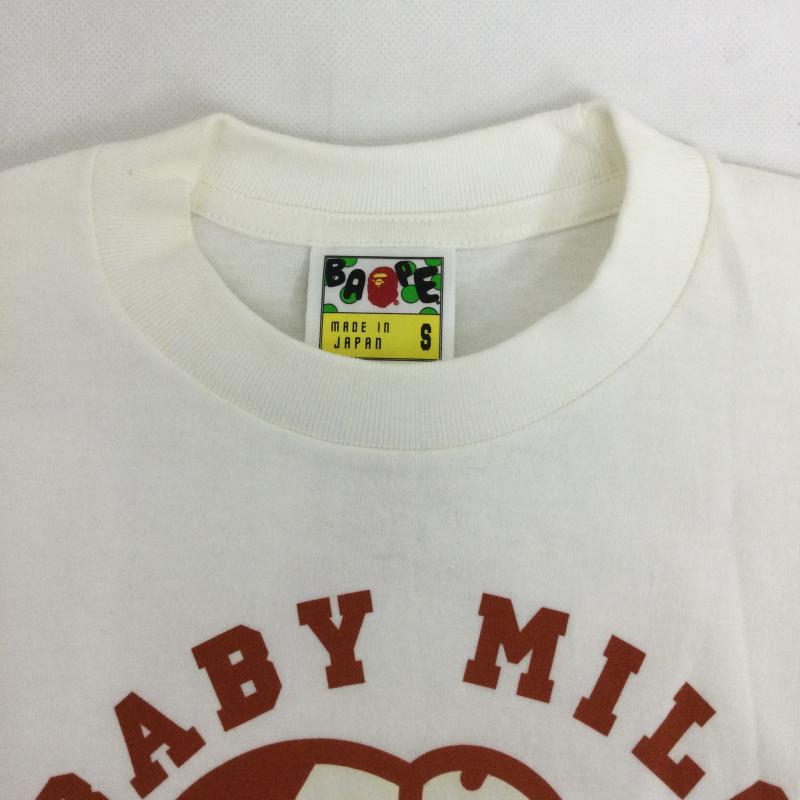 アベイシングエイプ A BATHING APE Tシャツ 半袖 a bathing ape Tシャツ BABY MILO S プリント 白 / ホワイト / white メンズ USED 古着 中古 50169937