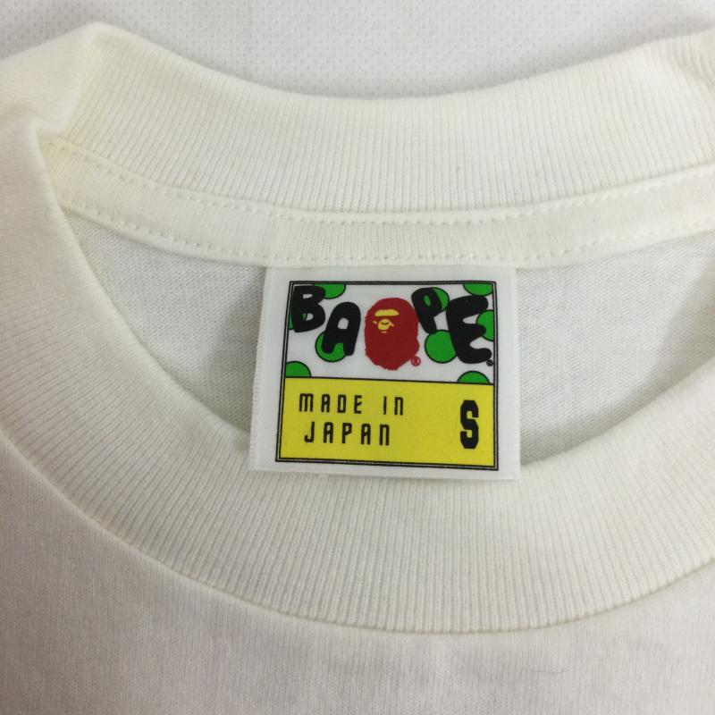 アベイシングエイプ A BATHING APE Tシャツ 半袖 a bathing ape Tシャツ BABY MILO S プリント 白 / ホワイト / white メンズ USED 古着 中古 50169937