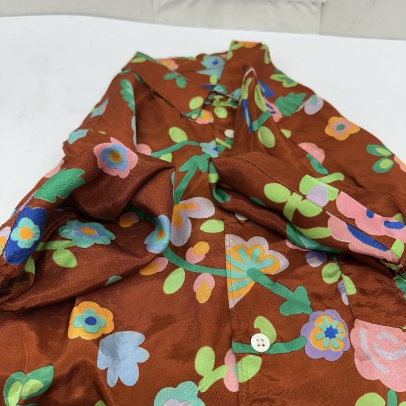 コムデギャルソン COMME des GARCONS シャツ、ブラウス 半袖 90s 花柄 レーヨン 半袖 シャツ KX-019060 橙 / オレンジ / orange レディース USED 古着 中古 50169942