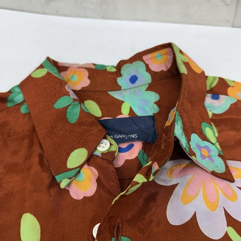 コムデギャルソン COMME des GARCONS シャツ、ブラウス 半袖 90s 花柄 レーヨン 半袖 シャツ KX-019060 橙 / オレンジ / orange レディース USED 古着 中古 50169942
