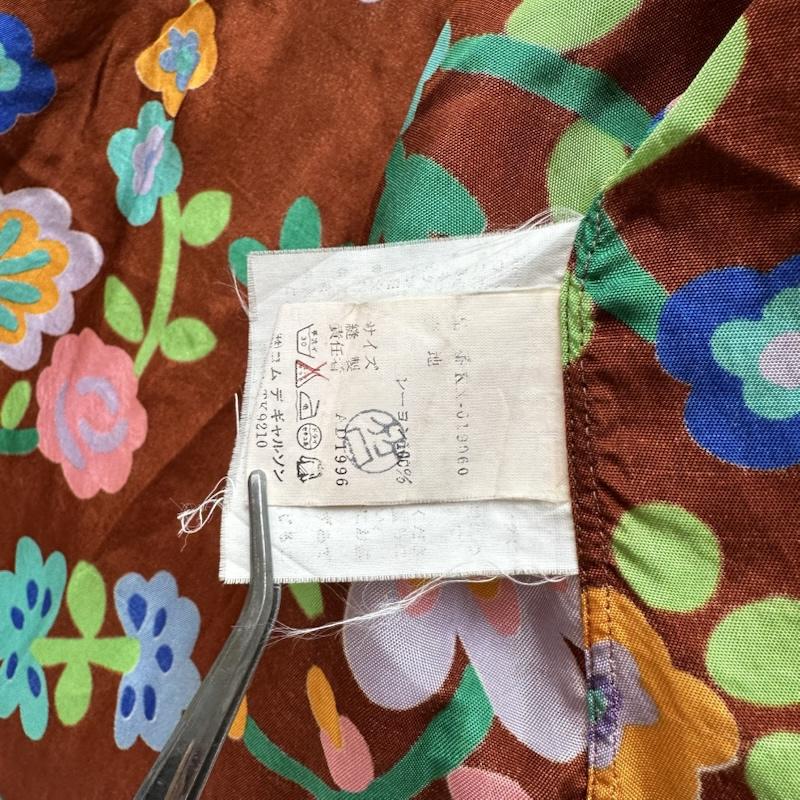 コムデギャルソン COMME des GARCONS シャツ、ブラウス 半袖 90s 花柄 レーヨン 半袖 シャツ KX-019060 橙 / オレンジ / orange レディース USED 古着 中古 50169942