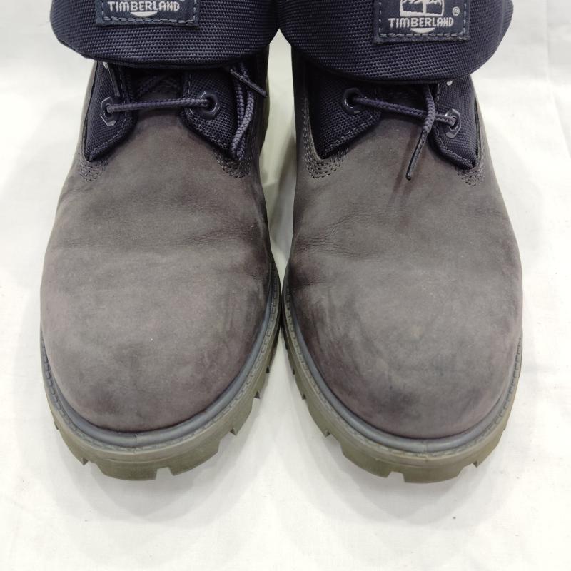 ティンバーランド Timberland ブーツ 一般 アイコン ロールトップ レザー アンド ファブリック ネイビー モノクロマチック ブーツ A1787 28.0cm 紺 / ネイビー / navy メンズ USED 古着 中古 50169945