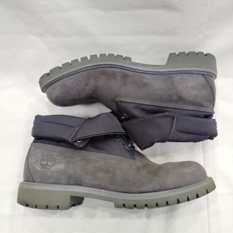 ティンバーランド Timberland ブーツ 一般 アイコン ロールトップ レザー アンド ファブリック ネイビー モノクロマチック ブーツ A1787 28.0cm 紺 / ネイビー / navy メンズ USED 古着 中古 50169945