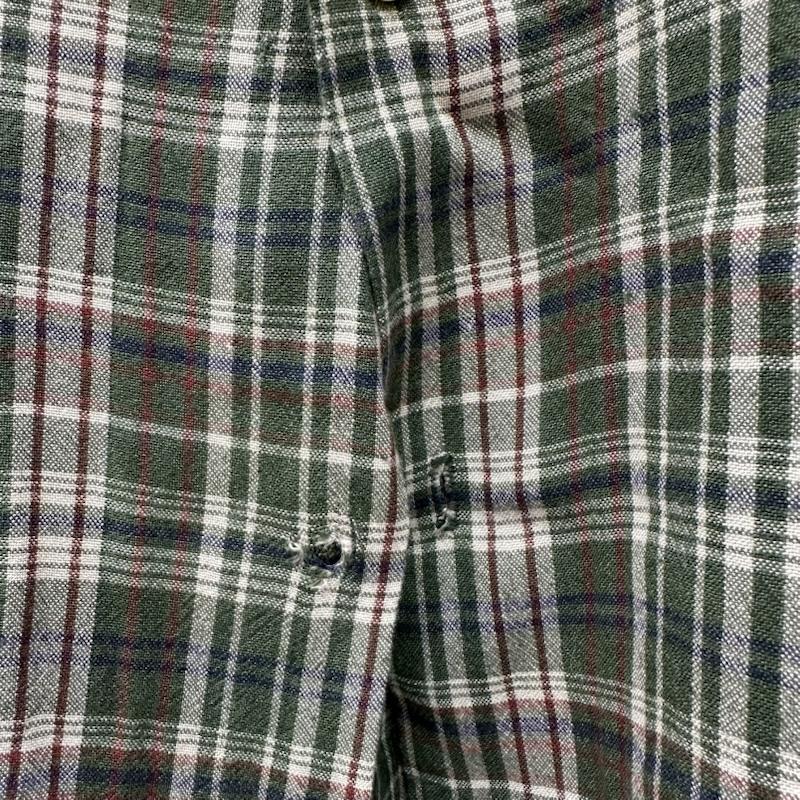 ステューシー STUSSY シャツ、ブラウス 半袖 90s USA製 白タグ OLD STUSSY 半袖 チェック シャツ - 緑 / グリーン / green メンズ USED 古着 中古 50169946