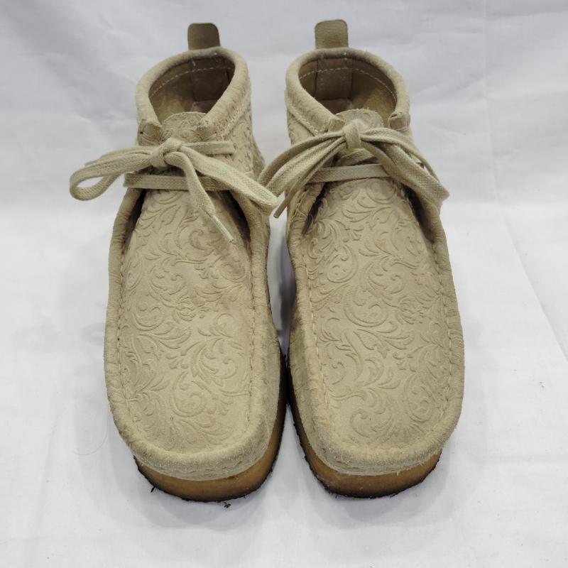 クラークス Clarks ブーツ 一般 END. Wallabee Boot Oxford Flowers フラワー ワラビーブーツ UK：4.5 レディース USED 古着 中古 50169949