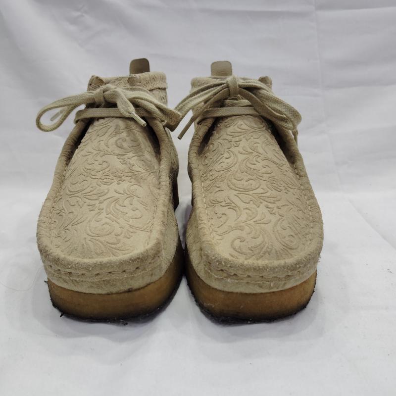クラークス Clarks ブーツ 一般 END. Wallabee Boot Oxford Flowers フラワー ワラビーブーツ UK：4.5 レディース USED 古着 中古 50169949