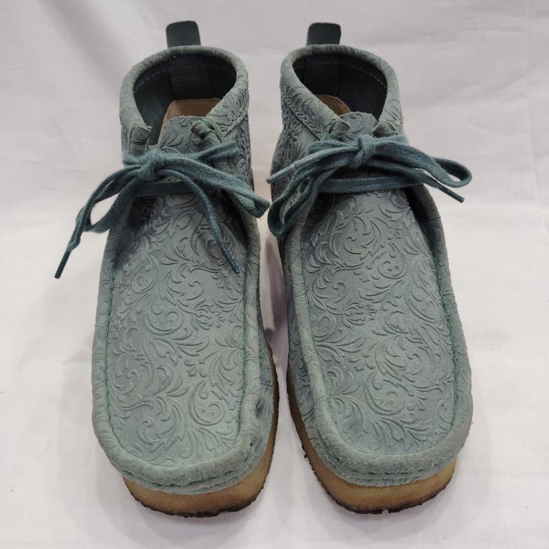 クラークス Clarks ブーツ 一般 END. Wallabee Boot Oxford Flowers フラワー ワラビーブーツ UK：5.5 レディース USED 古着 中古 50169950