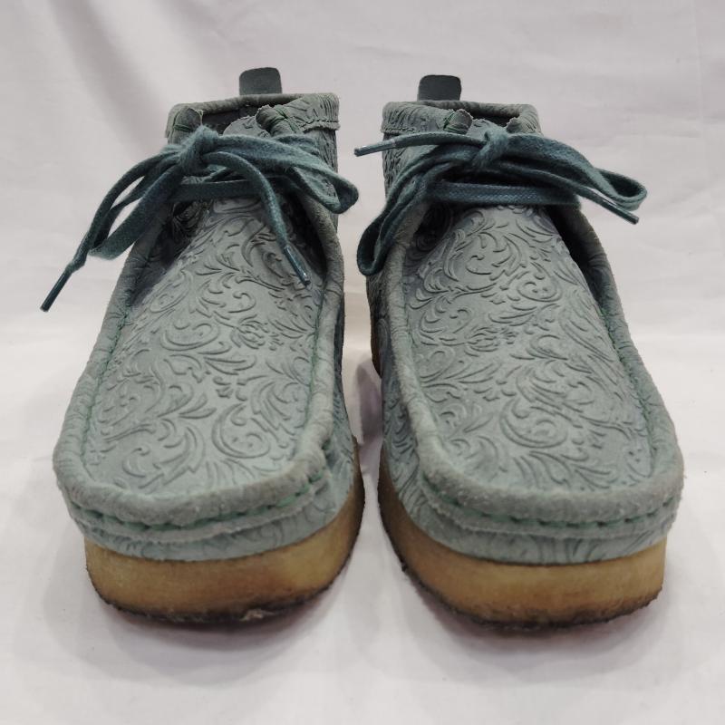 クラークス Clarks ブーツ 一般 END. Wallabee Boot Oxford Flowers フラワー ワラビーブーツ UK：5.5 レディース USED 古着 中古 50169950