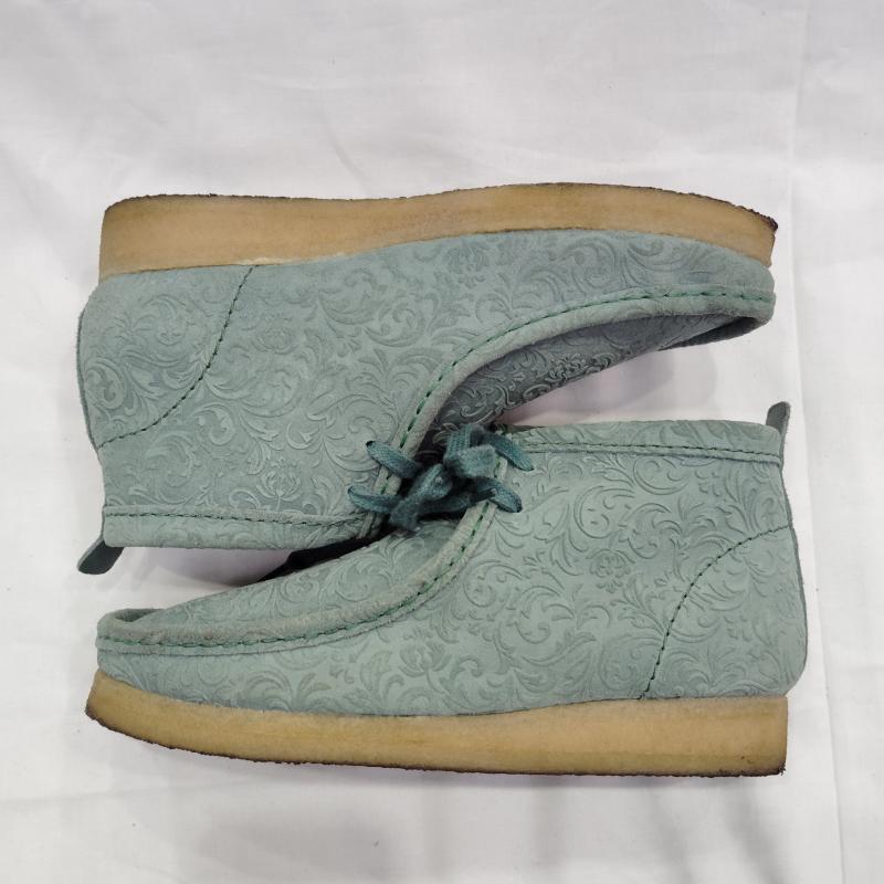 クラークス Clarks ブーツ 一般 END. Wallabee Boot Oxford Flowers フラワー ワラビーブーツ UK：5.5 レディース USED 古着 中古 50169950