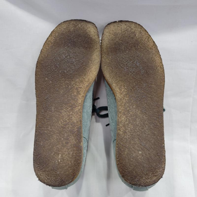クラークス Clarks ブーツ 一般 END. Wallabee Boot Oxford Flowers フラワー ワラビーブーツ UK：5.5 レディース USED 古着 中古 50169950