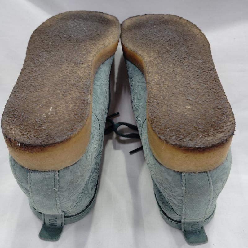 クラークス Clarks ブーツ 一般 END. Wallabee Boot Oxford Flowers フラワー ワラビーブーツ UK：5.5 レディース USED 古着 中古 50169950