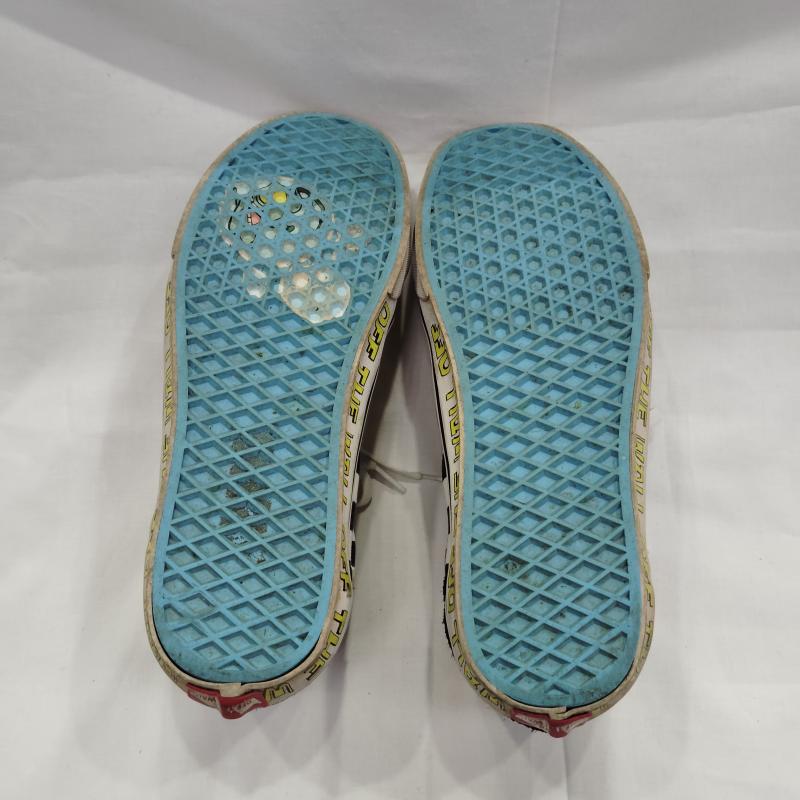 バンズ VANS スニーカー スニーカー SPONGEBOB OLD SKOOL OFF THE WALL オールドスクール スポンジボブ 28.0cm 白 / ホワイト / white X 黒 / ブラック / black メンズ USED 古着 中古 50169953