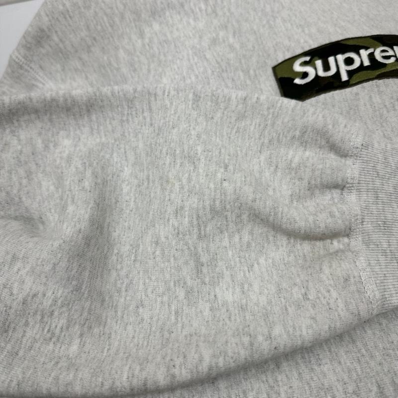 シュプリーム Supreme パーカー 長袖 23FW Box Logo Hooded Sweatshirtv ボックスロゴ パーカー カモフラ S 灰 / グレー / gray メンズ USED 古着 中古 50169954