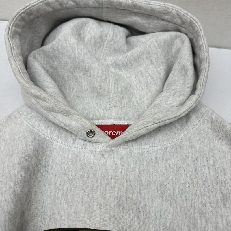 シュプリーム Supreme パーカー 長袖 23FW Box Logo Hooded Sweatshirtv ボックスロゴ パーカー カモフラ S 灰 / グレー / gray メンズ USED 古着 中古 50169954