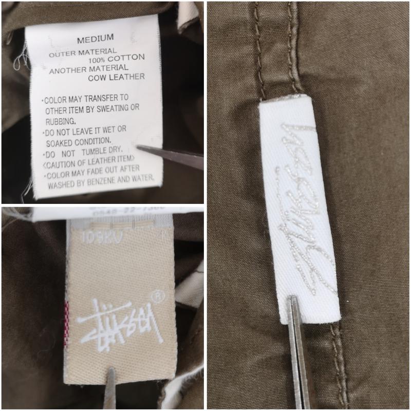 ステューシー STUSSY ジャケット、上着 ジャンパー、ブルゾン ミリタリー フード付き モッズ コート 仕様 フィールド ジャケット M カーキ / カーキ / khaki X カーキオリーブ / カーキオリーブ / メンズ USED 古着 中古 50169957